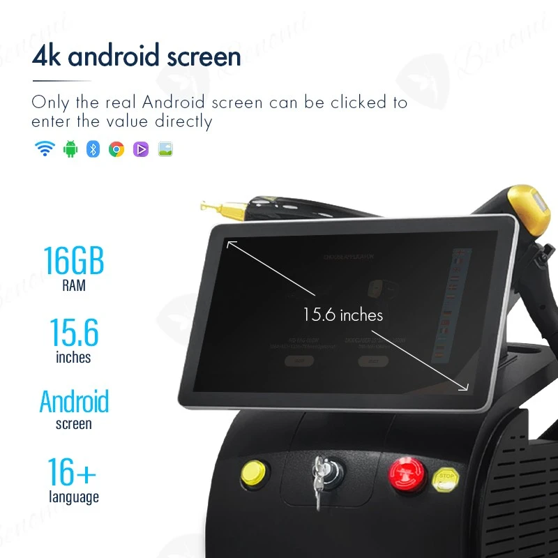 Multifunctional ND YAG + Diode Laser Hair Removal Machine